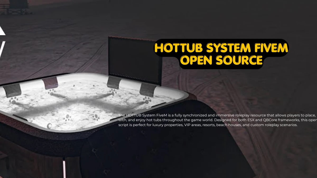 HOTTUB System FiveM | Open Source